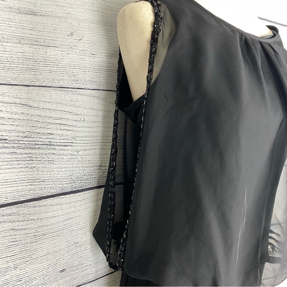 SCARLETT Nite Black Sleeveless Blouson Dress Size 8 - Picture 4 of 8